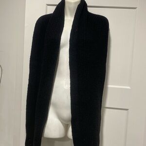 🔥A New Day Black Knit Scarf, Black Scarf, Knit Scarf